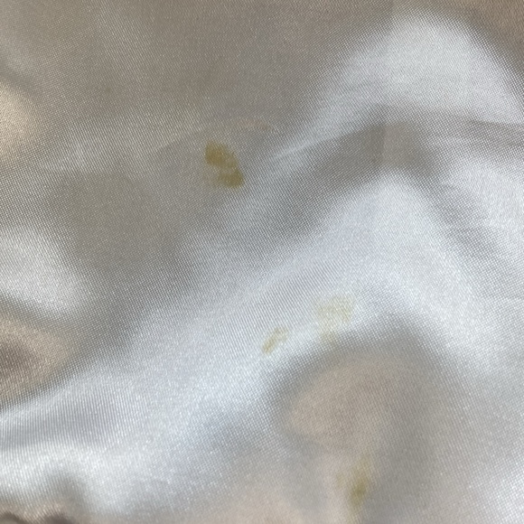 White Leather and silver grommet size medium jacket. Made in Argentina - Picture 10 of 11